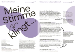 Karte "Meine Stimme klingt" Kategorie "üben + wahrnehmen" aus dem Kartenset "Psst! Mit Stimme Theater machen" – Caroline Intrup | Sprecherin Performerin Sprechtrainerin | Berlin
