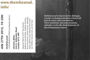 'The Rehearsal' Performance von Sebastian Klemm - Caroline Intrup | Sprecherin Performerin Sprechtrainerin | Berlin